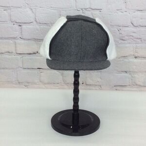 Pugs Gray Trapper Hat Men's OS w/Sherpa Lined Ear Flaps Hiking Outdoors Winter